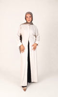 Wrap Belted Shirt Dress _ beige