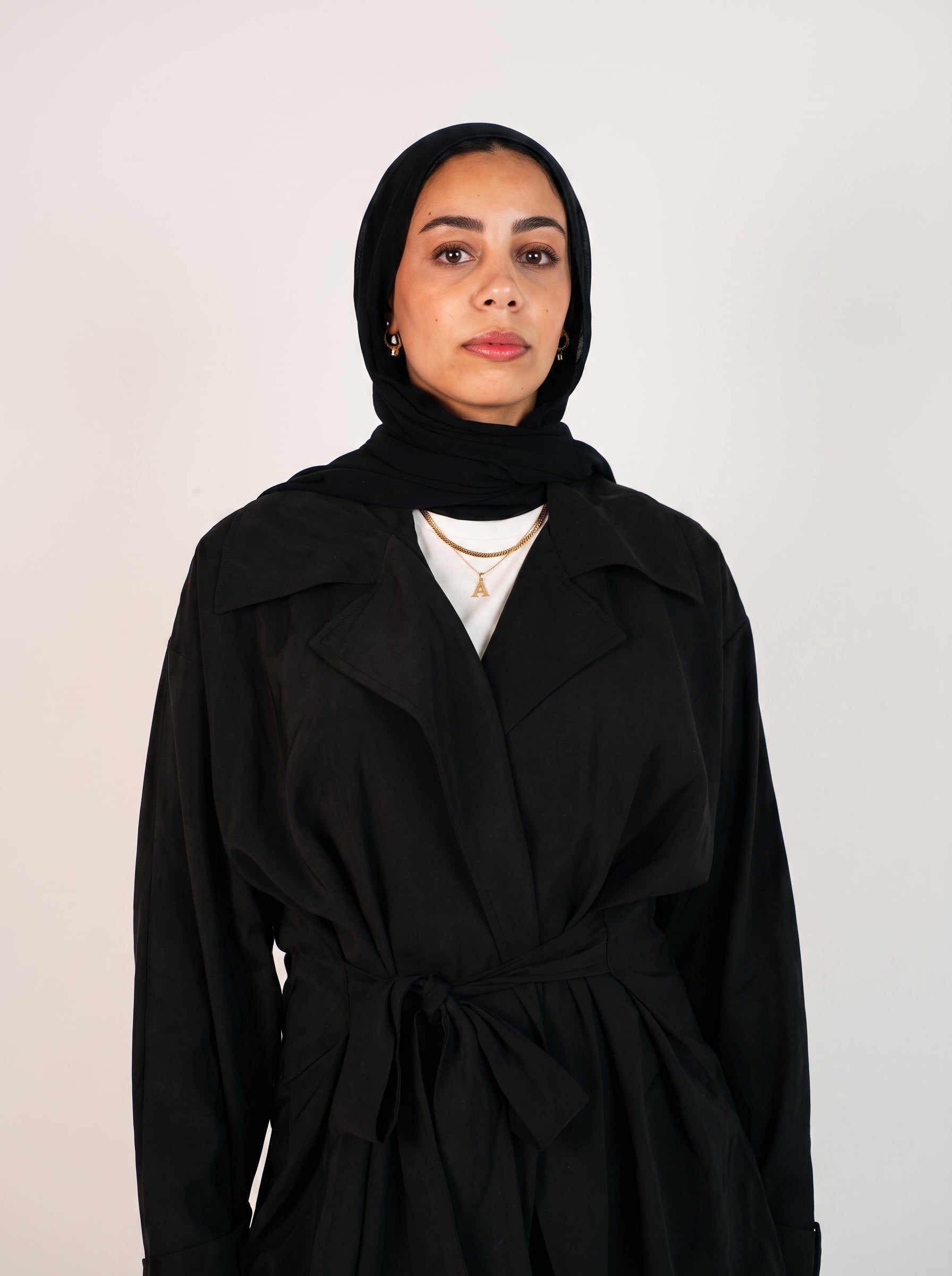 Oversized belted set